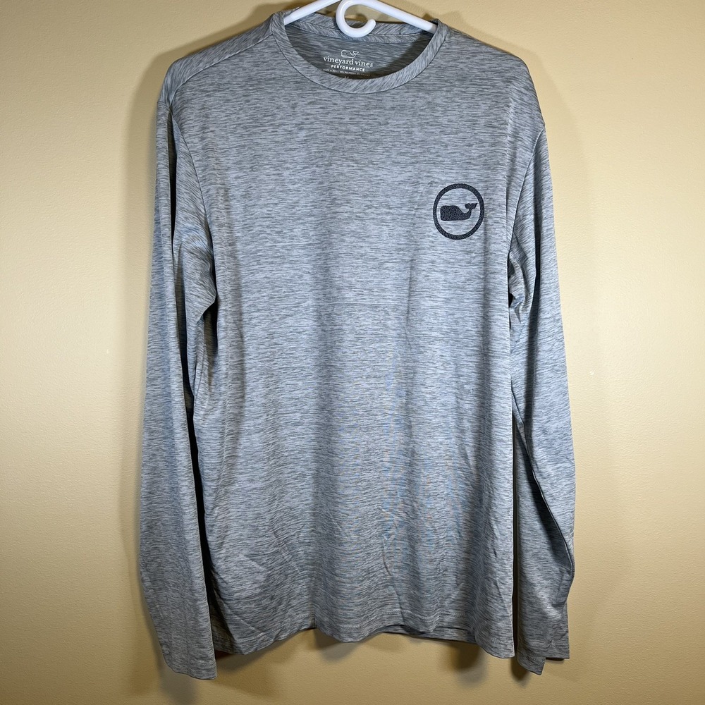 Vineyard Vines Performance Men's Size Medium Long Sleeve Shirt Athletic Active